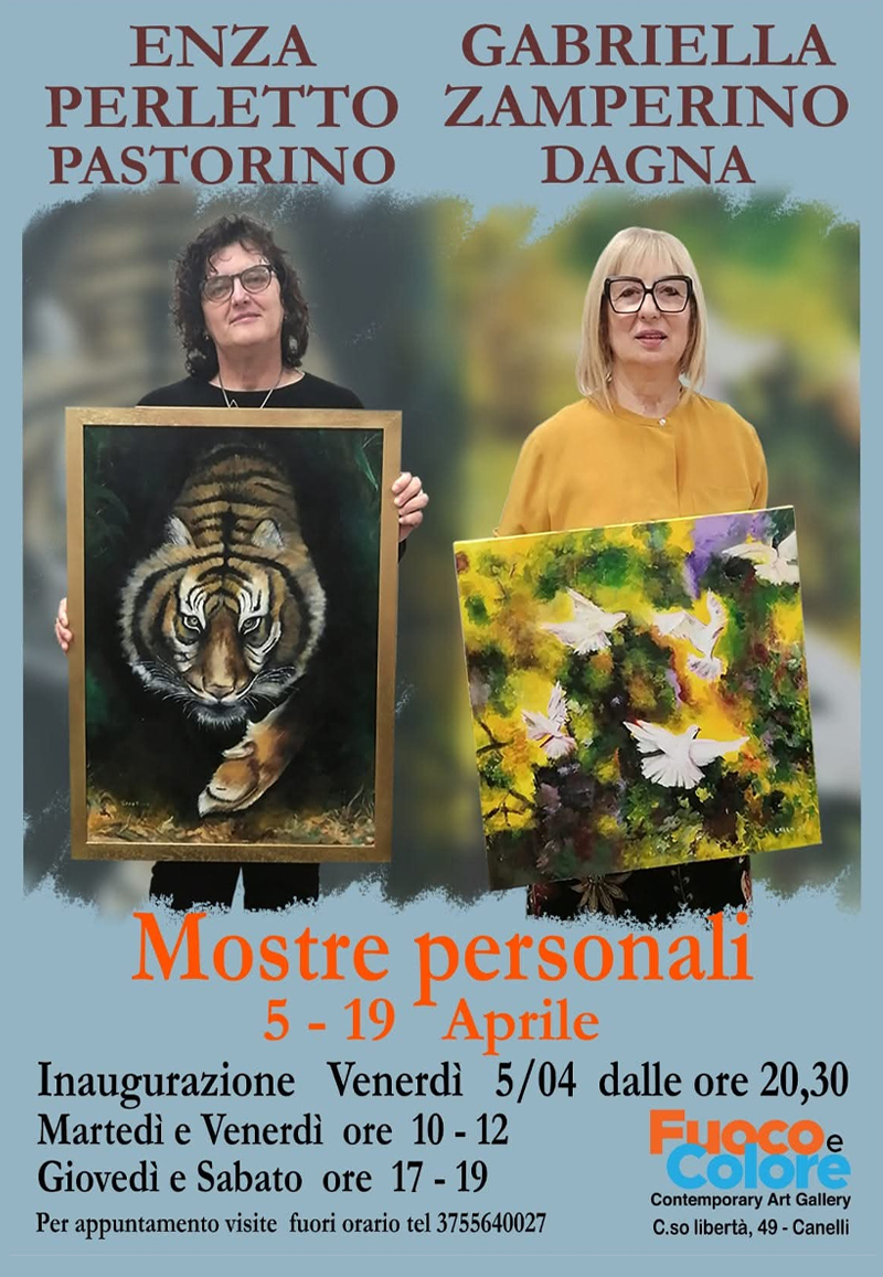 Mostra condivisa - Enza Perletto e Gabriella Zamperino